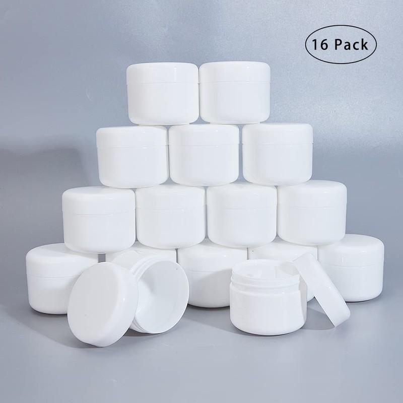 Benecreat 16 Pieces 1.8 oz (50 g) Cream Case, Empty