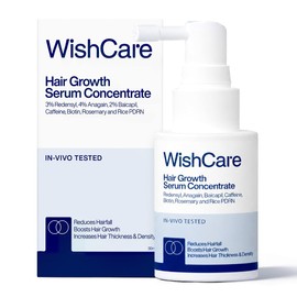WishCare Hair Growth Serum with Rosemary, Redensyl, Anagain, Baicapil, Caffeine, Biotin