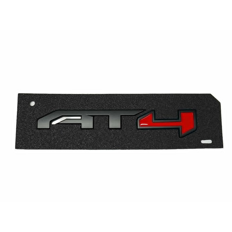 3Pcs AT4 Emblems Sierra 3D Side Door Rear Tailgate Badge