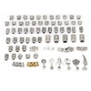 106pcs Dreadlocks Hair Rings Alloy Different Shapes Exquisite Patterns Hair