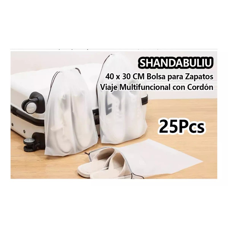 Baixi Bolsas De Viaje Impermeables Para Zapatos, 25 Piezas