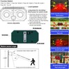 Solar Outdoor Motion Detector Sensor Alarm, Personalize Recording Siren &