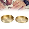 Watch Oil Jar Copper Watch Movement Cleaning Maintenance Pot Round