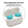 Heart Shaped Earbuds Cute Wireless Bluetooth5.3 Headphones Lightweight Noise Reduction
