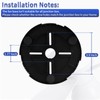 Glowall Small Ceiling Fan with Lights, 32 Inch Flush Mount