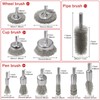 Wire Brush for Drill, 3 Inch Carbon Steel Wire Wheel,11