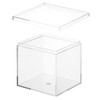 PATIKIL Acrylic Box with Lid 2.56" x 2.56" x 2.56",