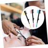 Healeved 3pcs Double Head Portable Eyebrow Brush Eyelash Curler Fashion