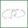 Motoforti 4pcs 72.6 to 66.6 mm Aluminium Alloy Car Hub
