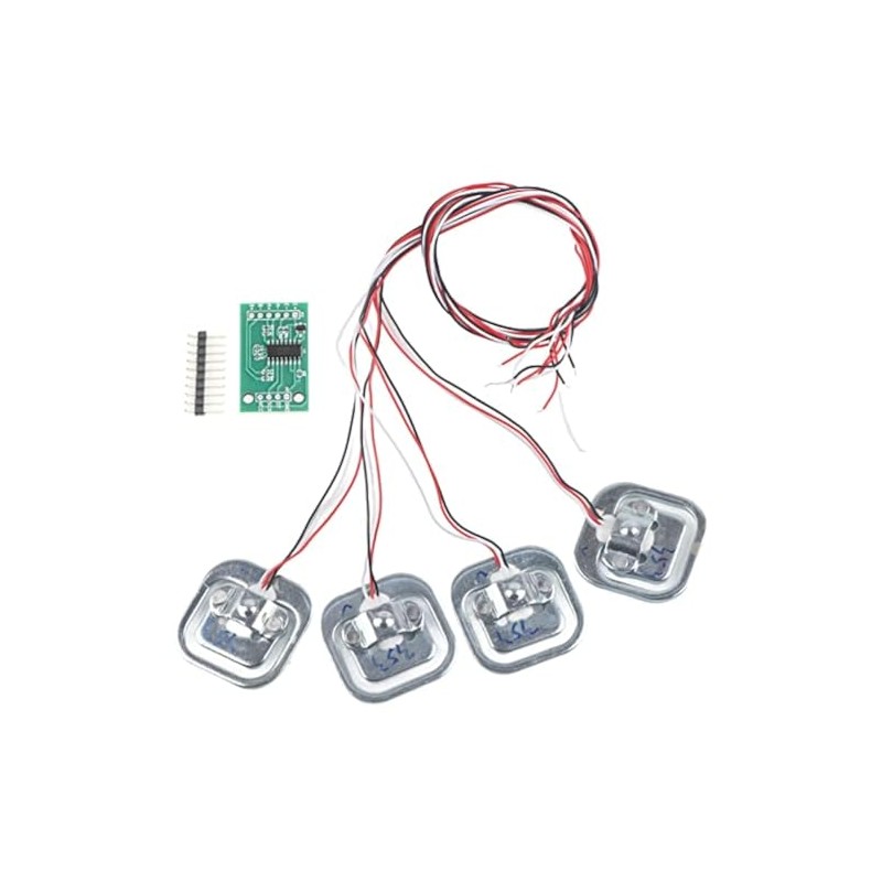 Load Cell Kit Half-Bridge Strain Gauge HX711 Module + 4