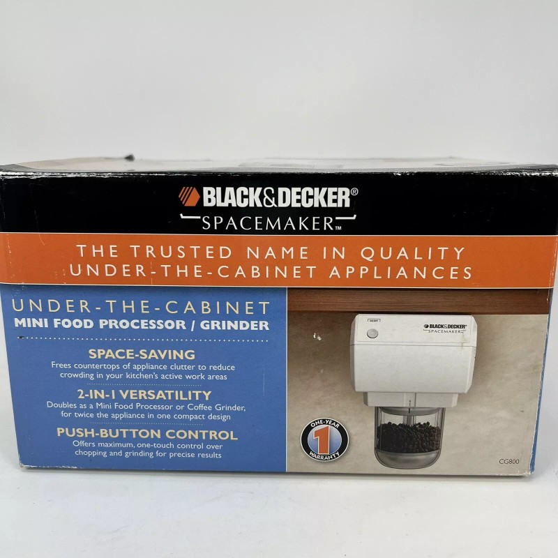 BLACK+DECKER New BLACK & DECKER SPACEMAKER Under Cabinet Mini Food