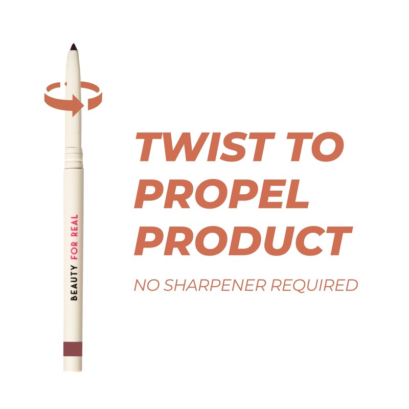 Beauty For Real D-Fine Lip Liner Pencil, Universal Warm -