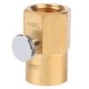 TR21-4 to CGA320 Brass Soda Bottle Adapter CO2 Fill Valve