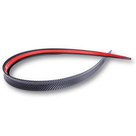 UME-STAR Universal Lip Spoiler, Universal Rear Spoiler, Front Spoiler, Lip Spoiler, Aero Mall, Front Lip, Universal Spoiler (3.8 ft (1.2 m) Carbon Tone)