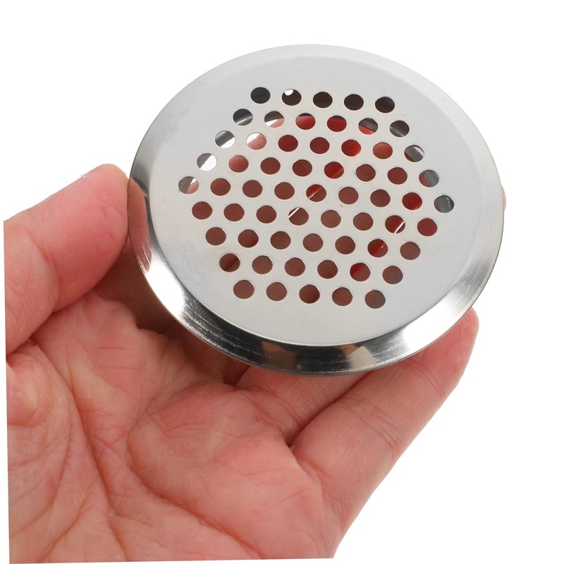 SHINEOFI 20pcs Round Stainless Steel Vent Covers Circular Air Louvers