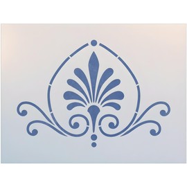 Art Nouveau 10 Stencil - 6.5" x 5" International style decorative art architecture Jugendstil Stile Liberty Modern Style reusable Mylar painting template - The Artful Stencil