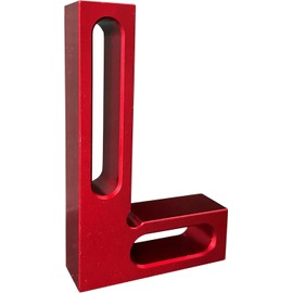90 Degree Mini Positioning Square, Small Pocket Right Angle Clamps Woodworking Carpenter Tool, Check Square on Carpenter Cutting Tools (Red)