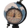 Globe Clock Decorative Desk Ornament Resin World Map Clock with