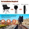 Joyfair Camping Chair, Portable Folding Chair for Adults, Outdoor Lawn