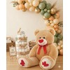 MaoGoLan Giant Teddy Bear 36" Stuffed Animal - Red Heart