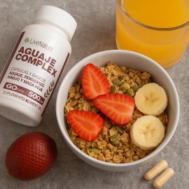 Aguaje Fenogreco Hinojo Maca Roja Aguaje Complex 2pz Sin Sabor
