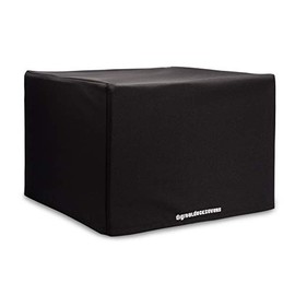 DigitalDeckCovers Printer Dust Cover for HP OfficeJet Pro 8610 / 8615 / 8620 / 8625 Printers [Antistatic, Water Resistant, Heavy Duty Black Fabric]