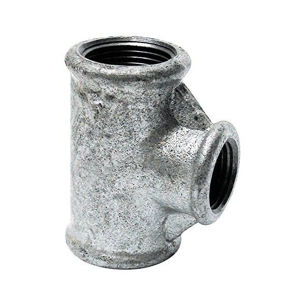 Sanitop-Wingenroth Number 130 Malleable Iron Tee Fitting with Female Threads,