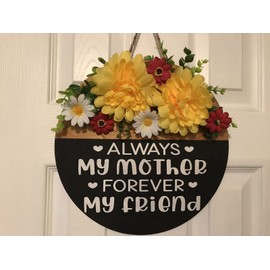 [Upgraded] 4 Pieces 1/4" Thick 16 Inch Round Wood Circles, Unfinished Round Wooden Discs Wood Rounds Plaque Circle Wood Boards Cutouts for Door Hangers Crafts, Coasters, Pyrography, Painting