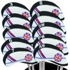 TOHMLAPE GOLF 10pcs White and Black UK Union Jack Flag