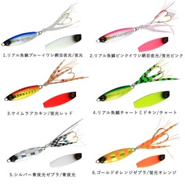 Hayabusa Jackeye Bean Kunken 3-4 Real Fish Scale Chart Midokin/Chart