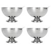 4Pcs Stainless Steel Dessert Bowl Multi Functional Drop Resistant Rustproof