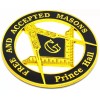 Masonic 3" Free and Accepted Masons PRINCE Hall Car Emblem