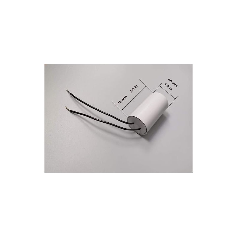COCAPCO 250VAC 45uF 45MFD CBB60 Motor Run Capacitor 2 Wires
