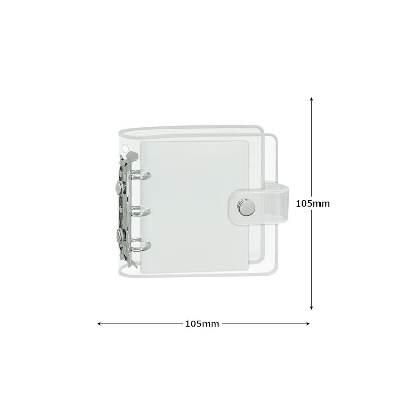 Camio Japan 231304 Seal Binder Mini Clear