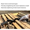 KSWLOR Deck Straightening Tool, Adjustable Deck Tool, Deck Board Bending
