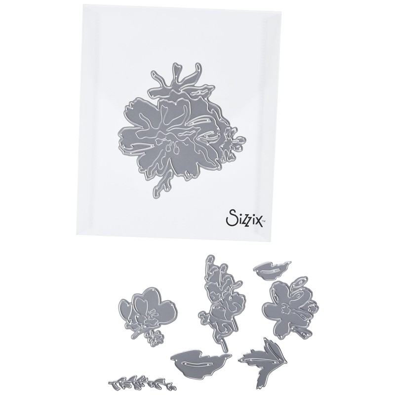 Thinlits Die Set Brushstroke Flowers #2 by Tim Holtz 8