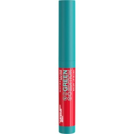 Maybelline Green Edition Balmy Lip Blush, Formulated With Mango Oil, Flare, Red Pink, 1 Count