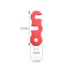 Universal Metal Fittings, Set of 10, Universal Brackets, Aluminum Rope