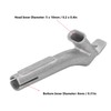 2PCS Heat Gun Nozzle 5x10mm Oval Head 8mm End Hot