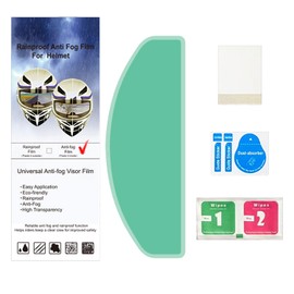 NOUKAJU Helmet, Anti-Fog Film, Anti-Fog Sheet, Anti-Fog Sheet, Motorcycle Helmet Shield, Pinlock Sheet, Anti-Fog Shield, Stick, Visibility, High Transmittance, Clear