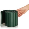 com-four® lawn edging made of plastic - flower bed edging