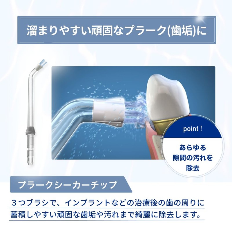 Waterpik WP PS-100E Plaque Seeker Tip, 2 Pieces, Jet Tip
