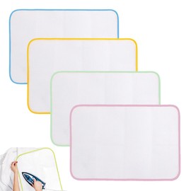 XOXVURI Ironing Cloth For Easy Ironing And Protection Mesh Fabric Ironing Cloth Pad Protective Bar Cloth Ironing Cloth (4 Pieces)
