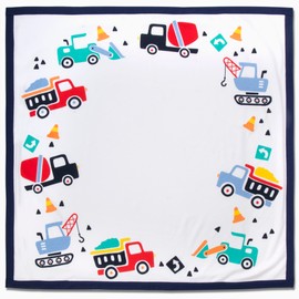 Baby Weekly, Monthly Milestone Blanket for Baby Boys and Girls with Month & Week Markers for Swaddling and Baby Photo Props (Baby Builder)
