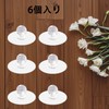 Coehaopike収納 6個 セットドアハンドル 取っ手 ドアノブ 取手 透明 5*2.3cm 円形 浴室扉取っ手