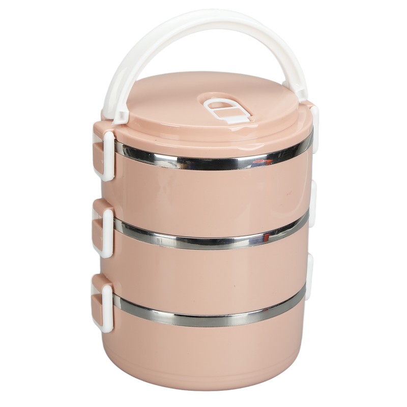 Portable 304 Stainless Steel Bento Lunch Box Thermal Cylinder Lunch