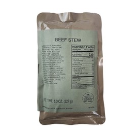 Military Outdoor Clothing MRE(Meal-Ready-to-Eat) Entree: Beef Stew (12 Pack)