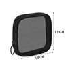 Sarini 2 Stück Mini-Make-up-Tasche aus Netzstoff, kleine Make-up-Tasche, Reisetasche mit