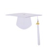 GradClassical Unisex Adult Matte Graduation Cap with 2024 Tassel for