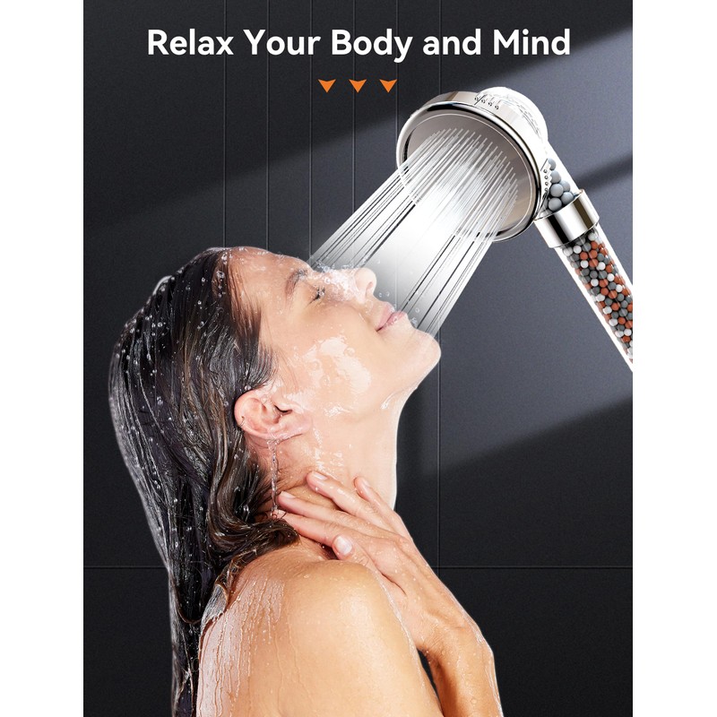 Magichome Filter Shower Head with 5-Layer Filtration, 3 Modes Powerful